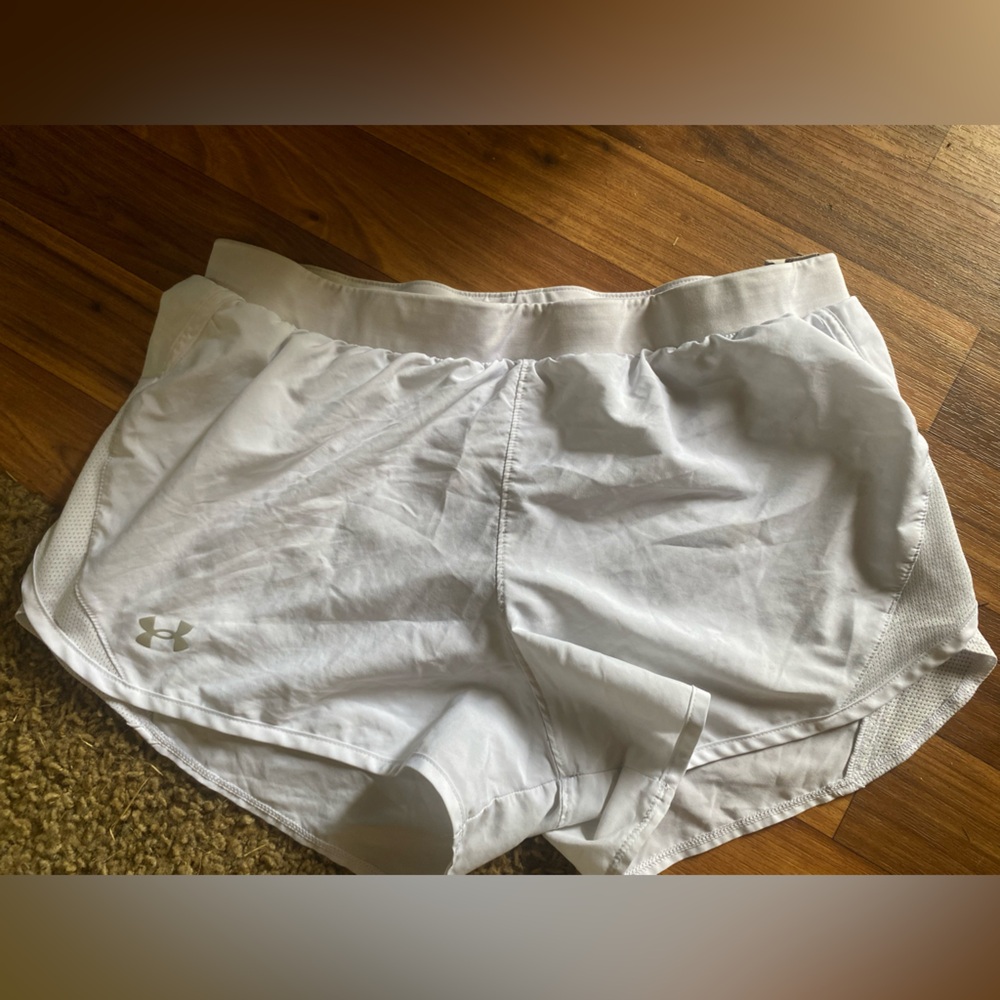 Under Armour White Performance Shorts